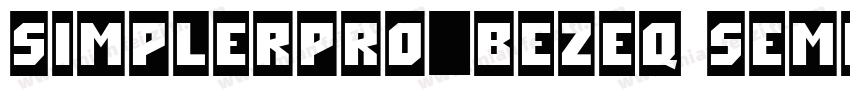 SimplerPro_BEZEQ Semibold字体转换